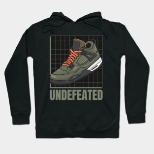 AJ 4 Retro Undefeated Sneaker Hoodie